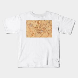 Antique Marble Pattern Texture Design Kids T-Shirt